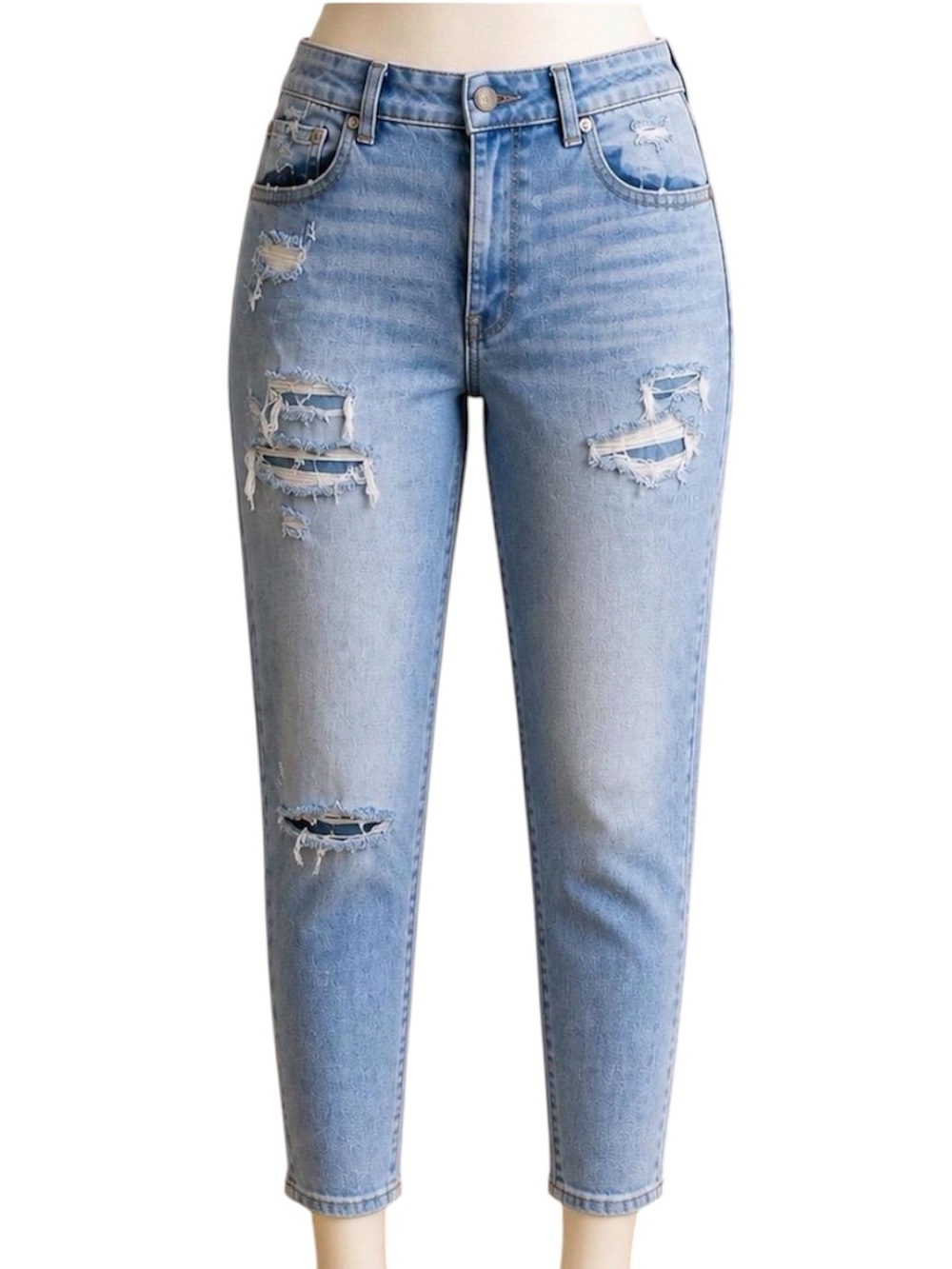 American Eagle Curvy Super Hi-Rise Distressed Jegging Jeans Size 8 Regular